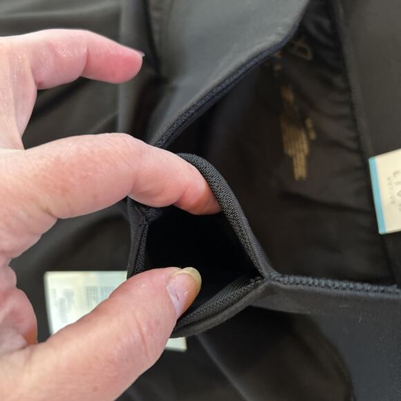 NWT Lane Bryant LIVI Black Rose Gold Zipper Wicking 7/8 Legging Sz 18 20 - Picture 7 of 9